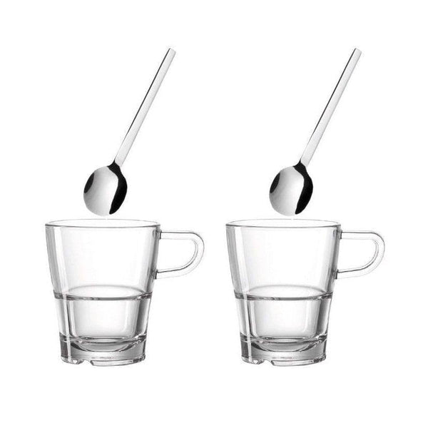 Leonardo Germany Senso Cups with Spoons 250ml, Set of 2