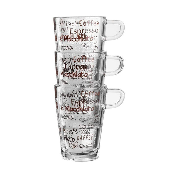 Leonardo Germany Senso Glass Coffee Cups 250ml, Set of 6