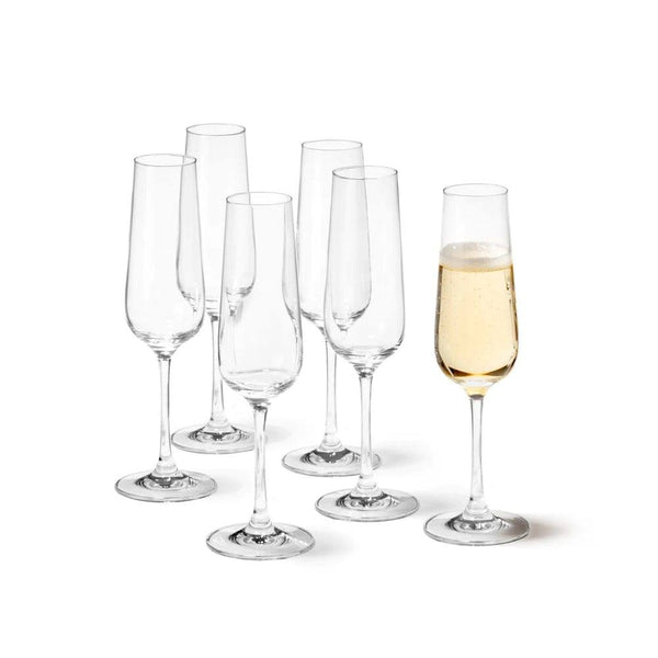 Leonardo Germany Tivoli Champagne Glasses, Set of 6 - Modern Quests