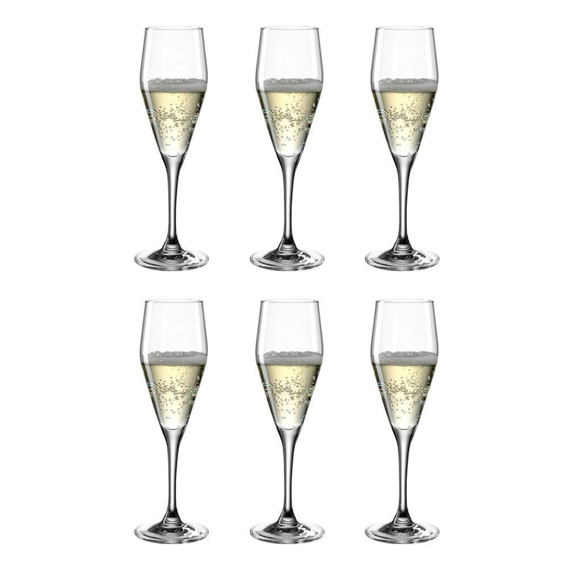 Leonardo Germany Twenty 4 Champagne Glasses 220ml, Set of 6 - Modern Quests