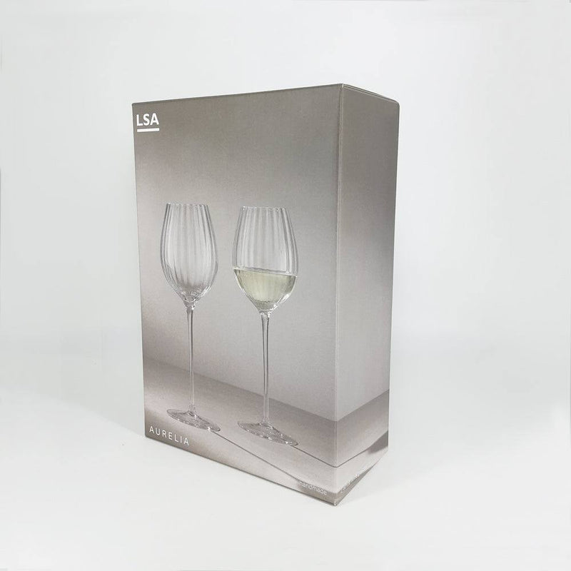 LSA International Aurelia White Wine Glasses 430ml, Set of 2
