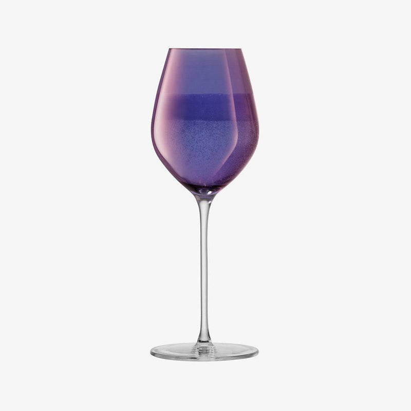 LSA International Aurora Champagne Tulip Glasses, Set of 4 - Polar Violet - Modern Quests
