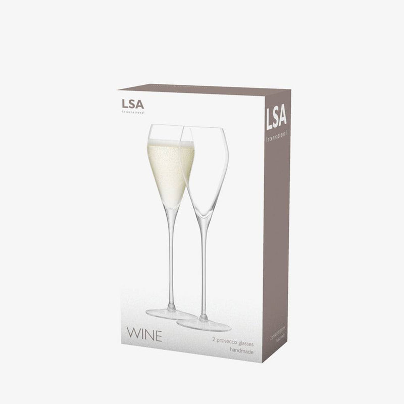 LSA International Bar Prosecco Glasses, Set of 2 - Modern Quests