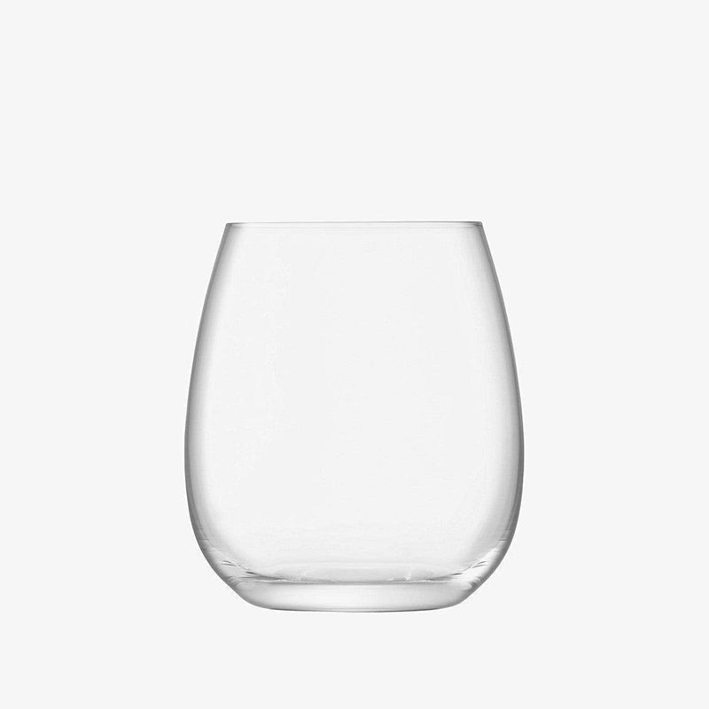 LSA International Borough Stemless Red Wine Glasses, Set of 4 - Modern Quests