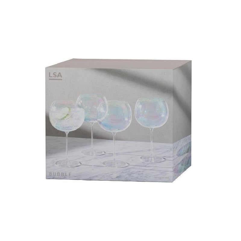 LSA International Bubble Balloon Glasses, Set of 4 - Modern Quests