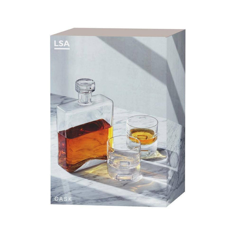 LSA International Cask Whiskey Oblong Decanter - Modern Quests