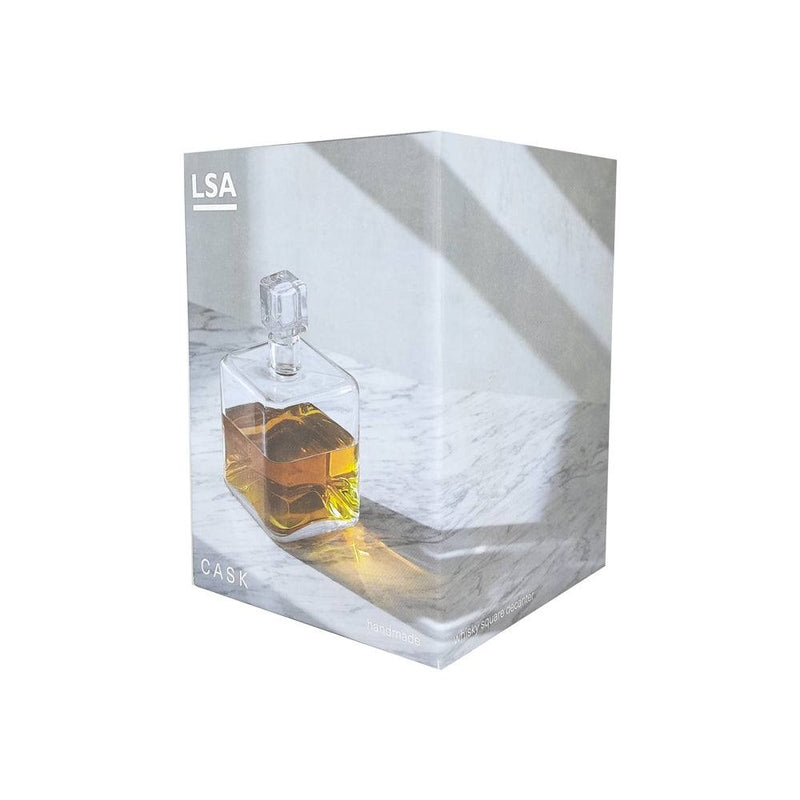 LSA International Cask Whiskey Square Decanter - Modern Quests