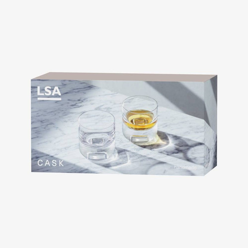 LSA International Cask Whiskey Tumblers 240ml, Set of 2