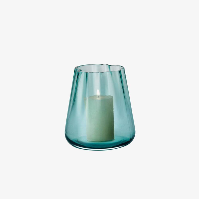 LSA International Lagoon Medium Glass Vase - Sea Green - Modern Quests