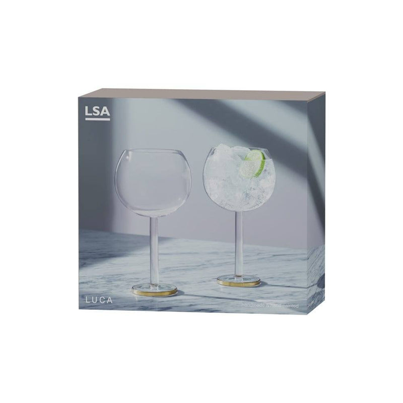 LSA International Luca Balloon Glasses, Set of 2 - Modern Quests