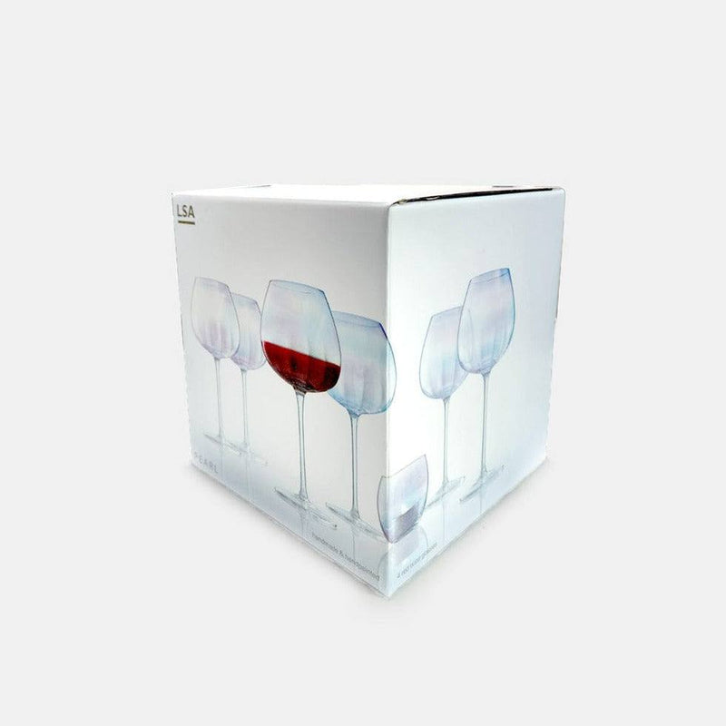 LSA International Pearl Red Wine Glasses, Set of 4 - Modern Quests