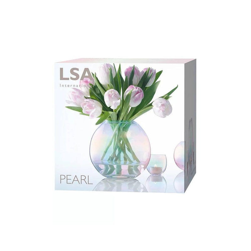 LSA International Pearl Round Vase Small - Modern Quests