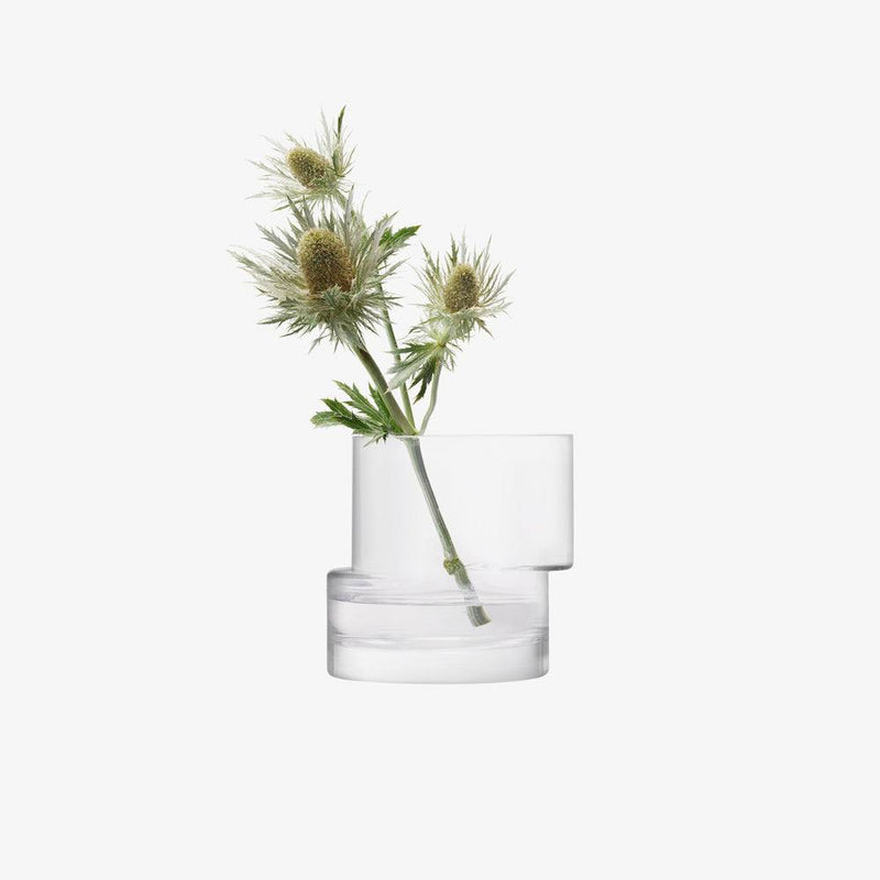 LSA International Tier Small Glass Vase - Modern Quests