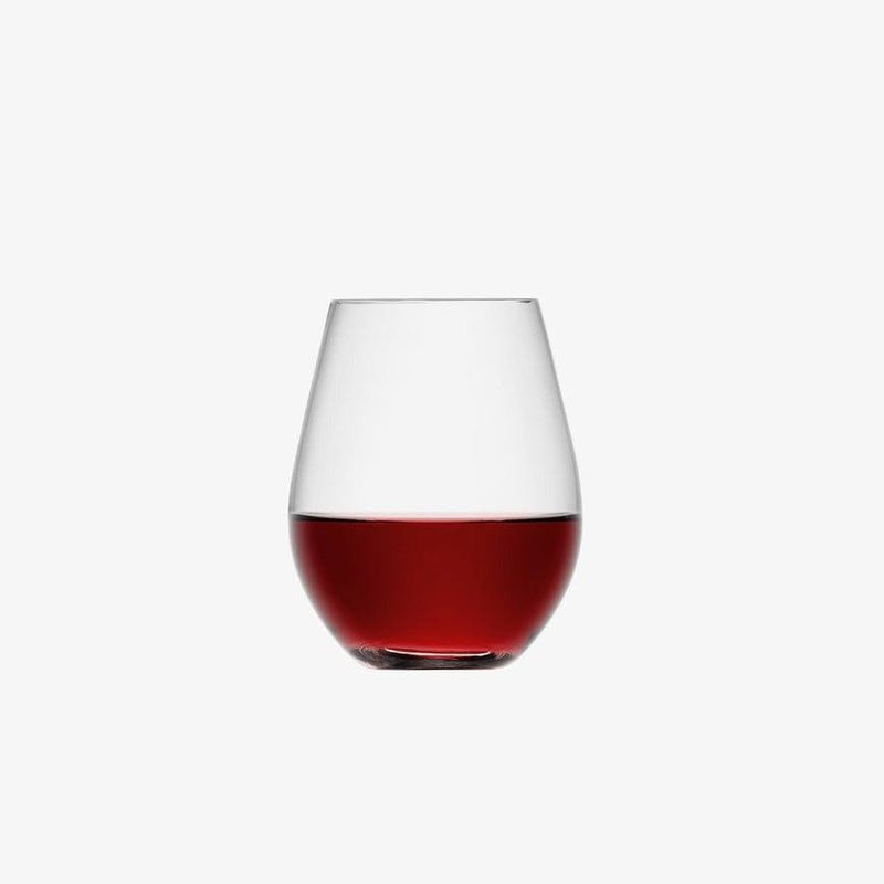 LSA International Wine Collection Stemless Red Wine Glasses, Set of 4 - Modern Quests