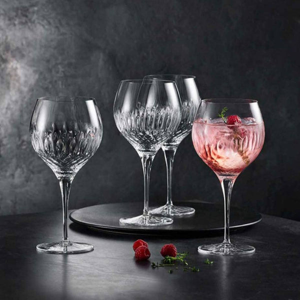 Luigi Bormioli Diamante Gin & Tonic Glasses 650ml, Set of 4