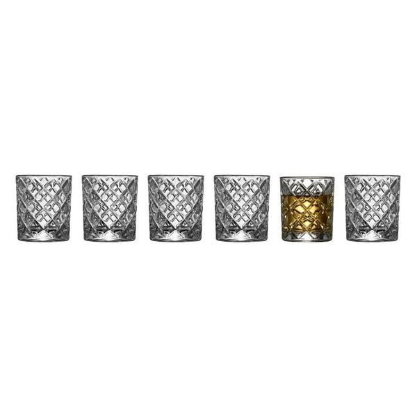 Lyngby Glas Diamond Shot Glasses, Set of 6 - Modern Quests