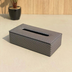 Mason Home Braided Tissue Box - Ash Grey - Modern Quests