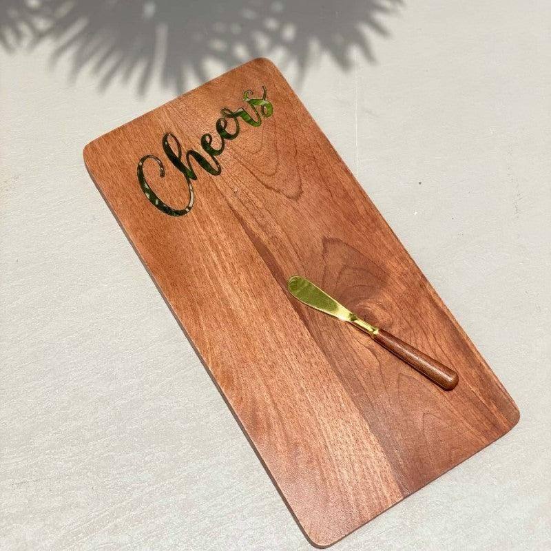 Mason Home Wooden Cheese Board - Cheers - Modern Quests