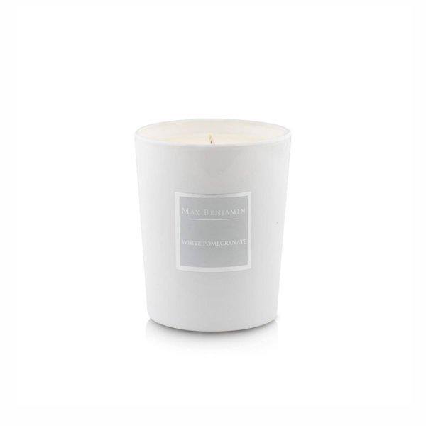 Max Benjamin White Pomegranate Scented Candle - Modern Quests