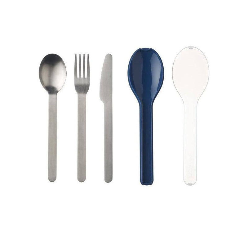 Mepal Netherlands Ellipse 3-Piece Travel Cutlery Set - Nordic Denim - Modern Quests