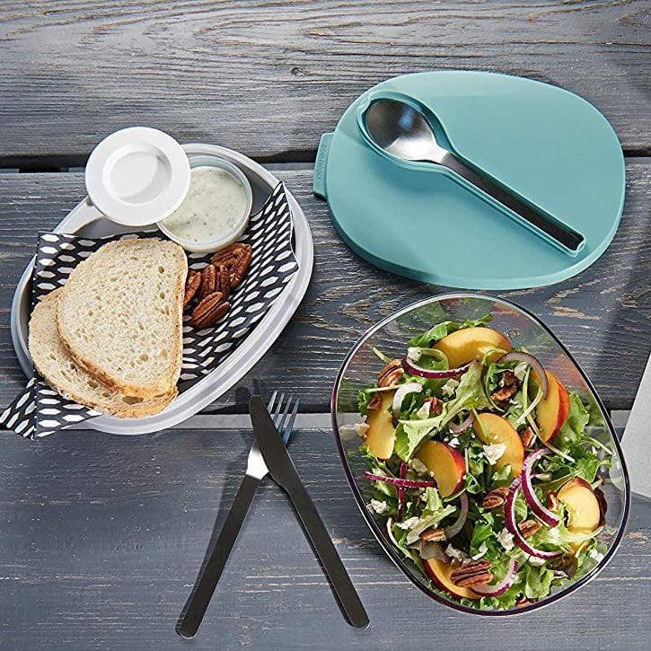 Mepal Netherlands Ellipse 3-Piece Travel Cutlery Set - Nordic Green - Modern Quests