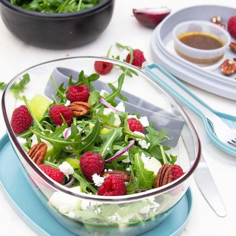 Mepal Netherlands Ellipse Salad Box - Nordic Green - Modern Quests