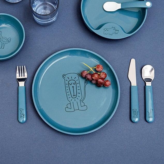 Mepal Netherlands Mio 3-Piece Kids Cutlery Set - Deep Blue - Modern Quests