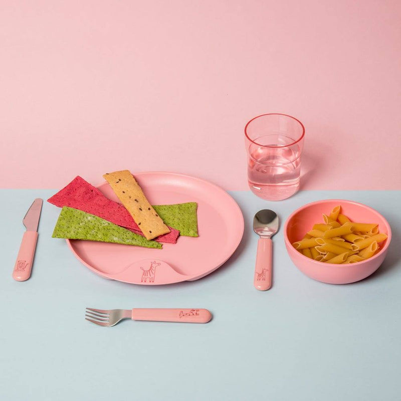 Mepal Netherlands Mio Kids 6-piece Dinner Set - Deep Pink - Modern Quests