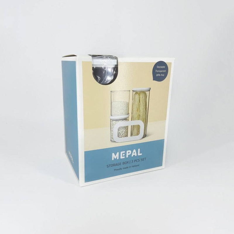 Mepal Netherlands Modula 3-Piece Storage Set - White - Modern Quests