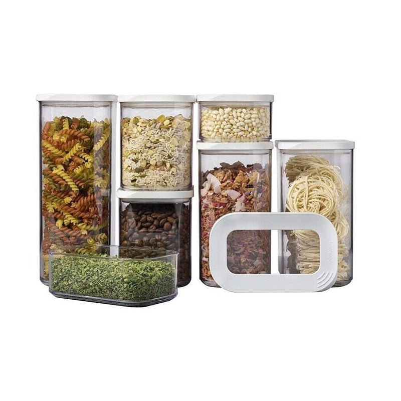 Mepal - Storage Container Modula 3-Piece Set – Clear Food Container with  Lid - Kitchen Organizers & Plastic Storage Boxes – Stackable & Airtight -  1x