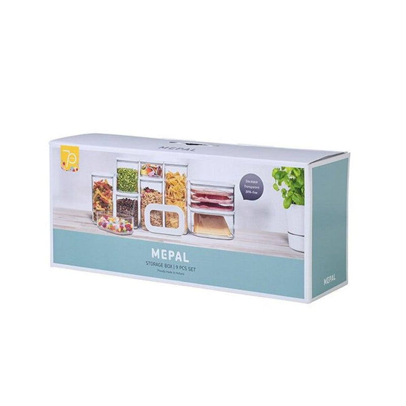 Mepal Netherlands Modula 9-Piece Storage Set - White