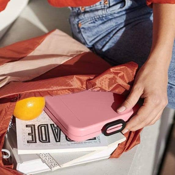 Mepal Netherlands Take A Break Lunch Box Flat - Nordic Pink