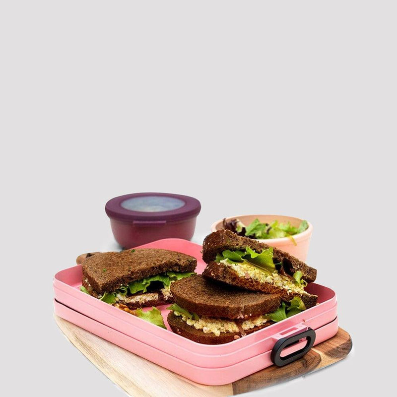 Mepal Netherlands Take A Break Lunch Box Flat - Nordic Pink - Modern Quests