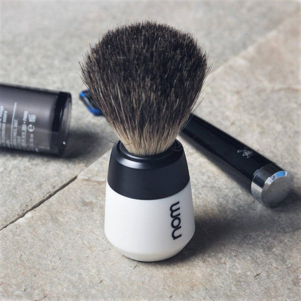 Muhle Germany Max Badger Shaving Brush - White