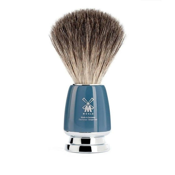 Muhle Germany Rytmo Badger Shaving Brush - Blue - Modern Quests
