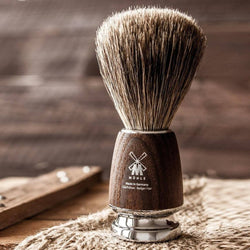 Muhle Germany Rytmo Badger Shaving Brush - Brown - Modern Quests
