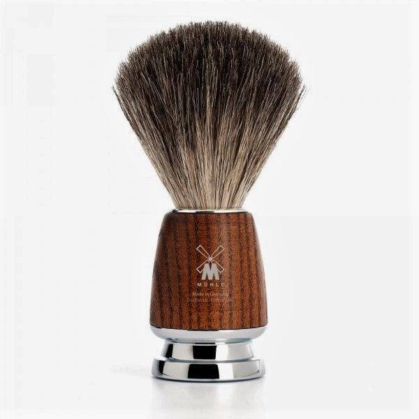 Muhle Germany Rytmo Badger Shaving Brush - Brown