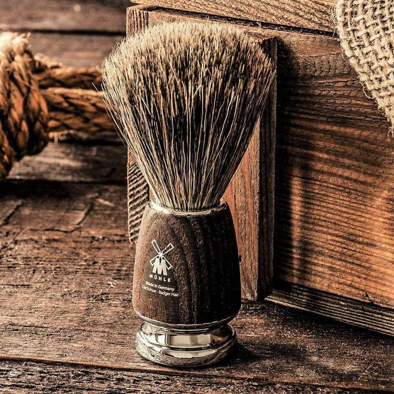 Muhle Germany Rytmo Badger Shaving Brush - Brown - Modern Quests