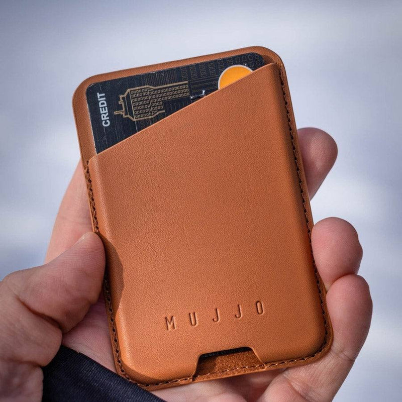 Mujjo MagSafe Card Wallet - Tan