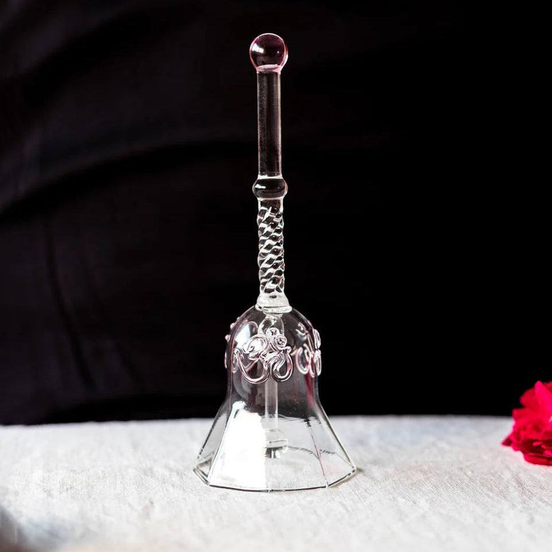 Muun Home Ringing Glass Bell - Amber