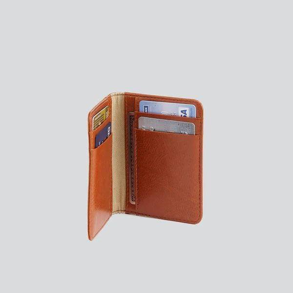 myPAPERCLIP Classic Card Holder Wallet - Tan - Modern Quests
