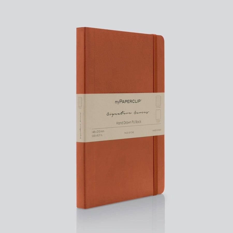 Mountparker  Soft-touch Hardcover Dotted Notebook (Macchiato Brown)