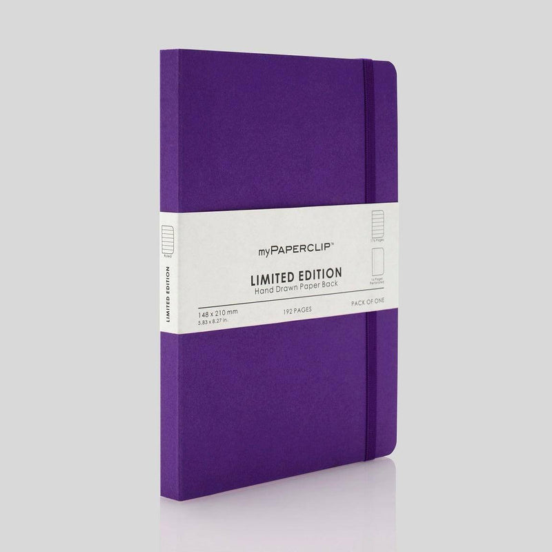 myPAPERCLIP Softcover Notebook, Limited Edition - Amethyst - Modern Quests