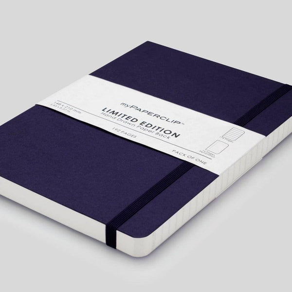 myPAPERCLIP Softcover Notebook, Limited Edition - Aubergine - Modern Quests