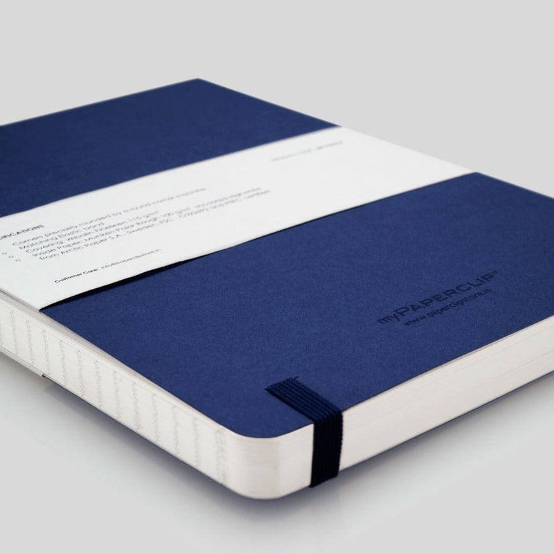 myPAPERCLIP Softcover Notebook, Limited Edition - Blueberry - Modern Quests