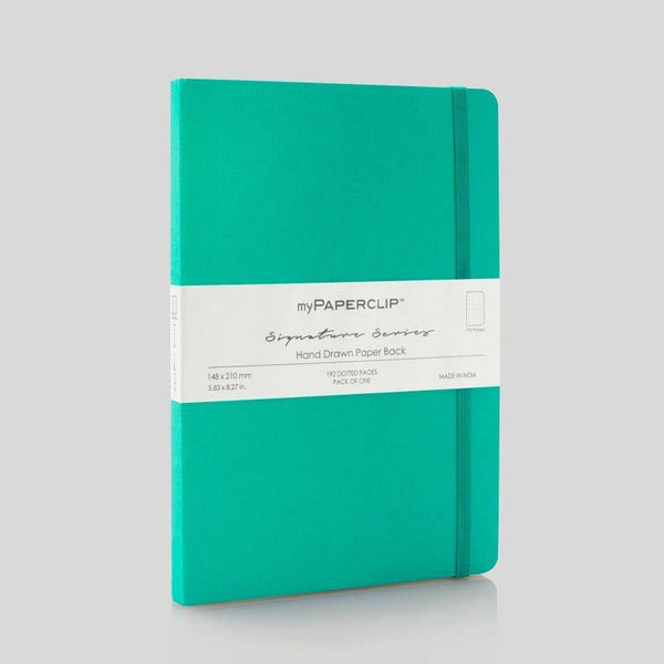 myPAPERCLIP Softcover Notebook, Signature Series - Sea Green