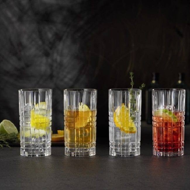 Nachtmann Highland Square Long Drink Glasses, Set of 6 - Modern Quests