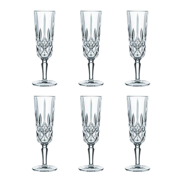 Nachtmann Noblesse Champagne Glasses, Set of 6 - Modern Quests