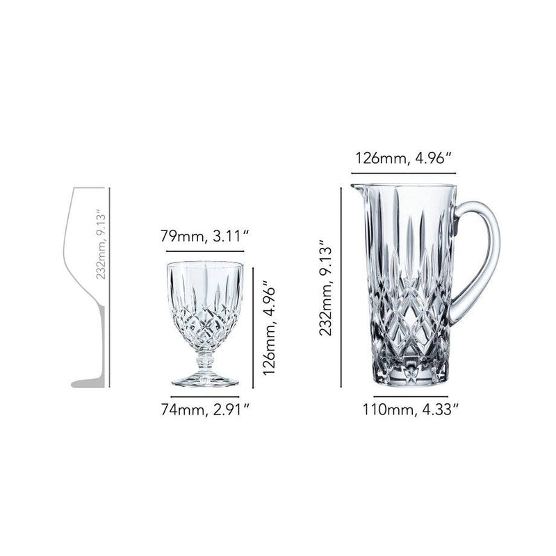 Nachtmann Noblesse Pitcher and Glass Set