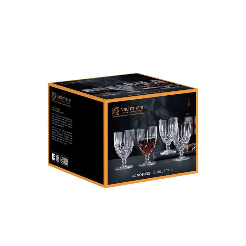 Nachtmann Noblesse Tall Goblets, Set of 4 - Modern Quests